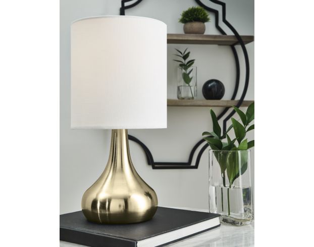 Ashley Camdale Brass Accent Lamp large image number 2