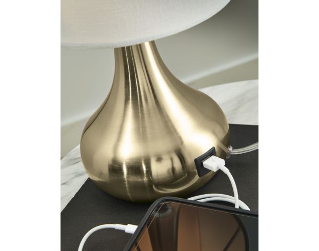 Ashley Camdale Brass Accent Lamp large image number 3
