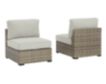 Ashley Calworth 2 Armless Chairs small image number 1