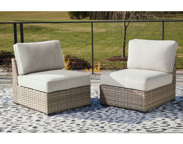 Ashley Calworth 2 Armless Chairs large image number 2