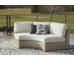 Ashley Calworth Curved Loveseat small image number 3