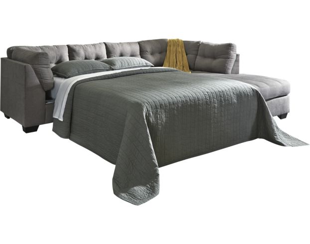 Ashley Maier Charcoal 2-Piece Sleeper Sectional with Left large image number 2
