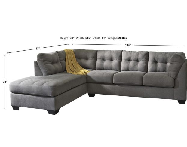 Ashley Maier 2-Piece Sleeper Sectional with Right Chaise large image number 4