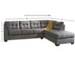 Ashley Maier Charcoal 2-Piece Sectional with Right Chaise small image number 4