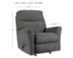 Ashley Maier Charcoal Rocker Recliner small image number 5