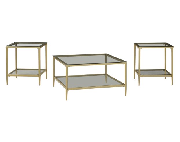 Ashley Zerika Coffee Table and 2 End Tables large image number 1