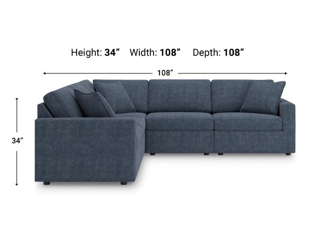 Ashley Modmax Ink 5 Piece Sectional large image number 9