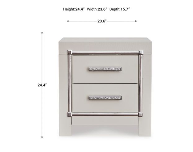 Ashley Furniture Industries In Zyniden Nightstand large image number 7