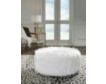 Ashley Galice White Oversized Accent Ottoman small image number 3