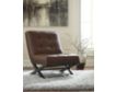 Ashley Sidewinder Brown Accent Chair small image number 2