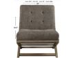 Ashley Sidewinder Taupe Accent Chair small image number 5