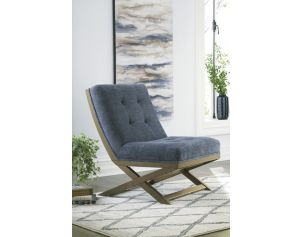 Ashley Sidewinder Blue Accent Chair