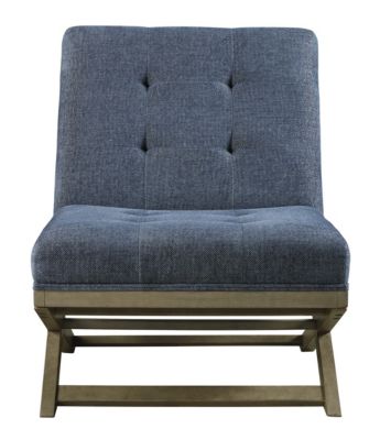 Ashley Sidewinder Blue Accent Chair