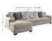 Ashley Ardsley 2-Piece Sectional with Left-Facing Chaise small image number 3
