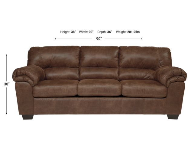 Ashley Bladen Coffee Full Sleeper Sofa with Memory Foam large image number 7