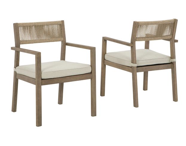 Ashley Aria Plains 2-Piece Arm Chair Set large