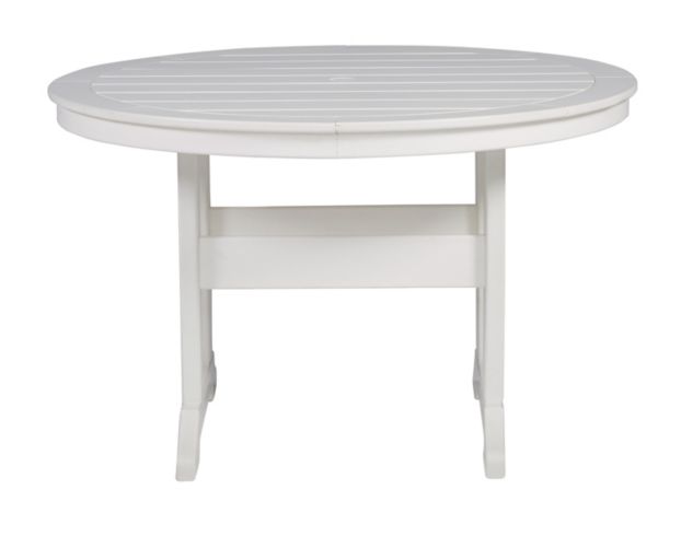 Ashley Crescent Luxe White Dining Table large image number 2