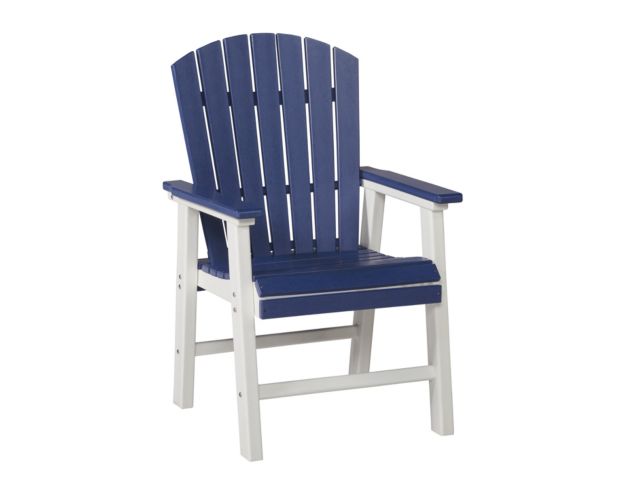 Ashley Toretto 2 Blue Patio Chairs large image number 1