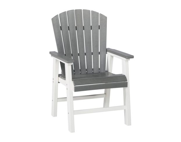 Ashley Transville 2 Gray Patio Chairs large image number 1