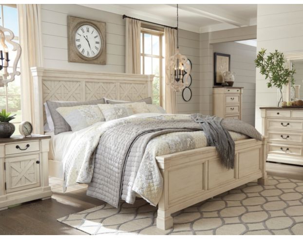 Ashley Bolanburg 4-Piece King Bedroom Set large image number 1