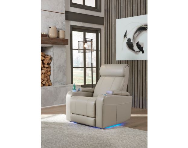 Ashley Screen Time Stone Power Recliner large image number 2
