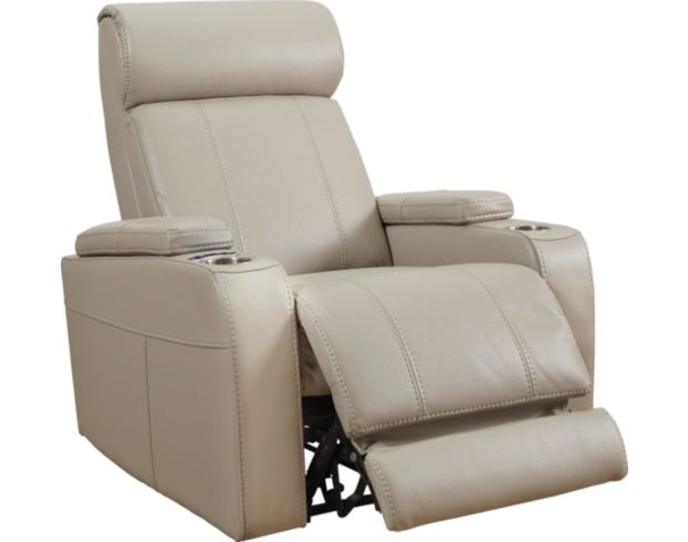 Ashley Screen Time Stone Power Recliner large image number 4