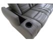 Ashley Backtrack Gray Leather Power Reclining Sofa small image number 6