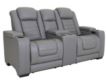 Ashley Backtrack Leather Power Reclining Console Loveseat small image number 2