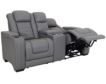 Ashley Backtrack Leather Power Reclining Console Loveseat small image number 3