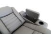 Ashley Backtrack Gray Leather Power Head Lumbar Recliner small image number 4