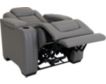 Ashley Backtrack Gray Leather Power Head Lumbar Recliner small image number 5