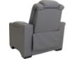 Ashley Backtrack Gray Leather Power Head Lumbar Recliner small image number 7