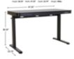 Ashley Lynxtyn Adjustable Height Desk small image number 8