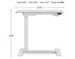 Ashley Lynxtyn Adjustable Height Side Desk small image number 8