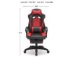 Ashley Lynxtyn Red Gaming Chair small image number 8