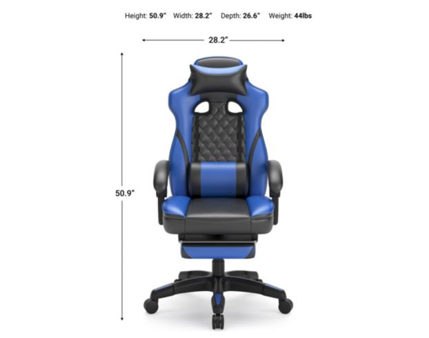Ashley Lynxtyn Blue Gaming Chair large image number 8