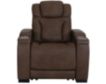 Ashley Strikefirst Nutmeg Leather Power Headrest Recliner small image number 1