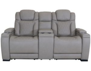 Ashley Strikefirst Cloud Leather Power Console Loveseat