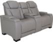 Ashley Strikefirst Cloud Leather Power Console Loveseat small image number 2