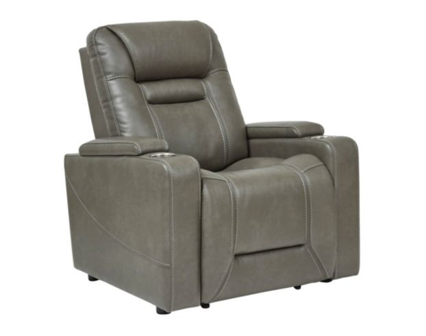 Ashley Crenshaw Smoke Power Recliner large image number 2