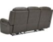 Ashley Card Player Gray Power Recline Sofa small image number 5