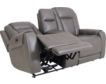 Ashley Card Player Gray Power Reclining Console Loveseat small image number 3