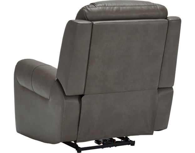 Ashley Card Player Gray Power Recliner large image number 4