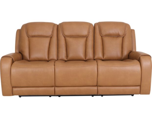 Ashley Card Player Brown Power Reclining Sofa large image number 1