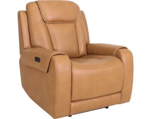 Ashley Card Player Brown Power Recliner