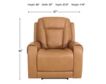 Ashley Card Player Brown Power Recliner small image number 7