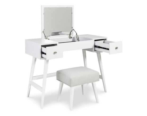 Ashley Thadamere Vanity With Stool large image number 3