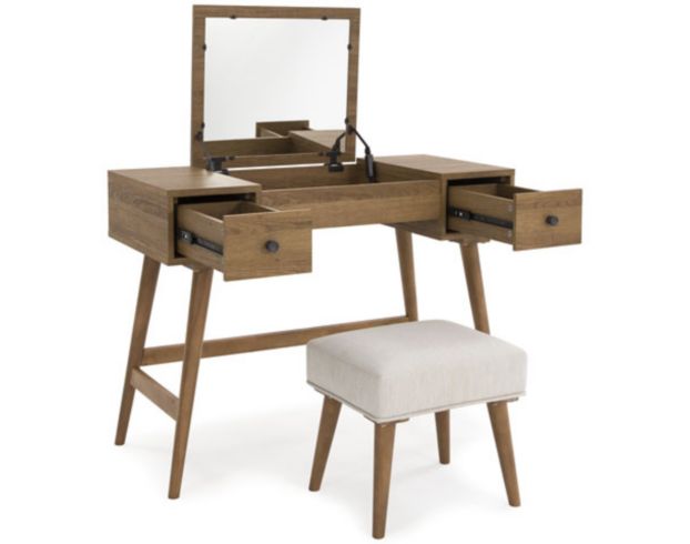 Ashley Thadamere Vanity With Stool large image number 5