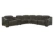 Ashley Center Line 6-Piece Gray Leather Power Sectional small image number 1