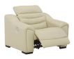 Ashley Center Line Cream Leather Power Recliner small image number 4